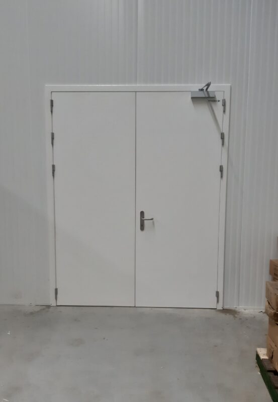 Dubbel Branddeur In Geheel RAL 